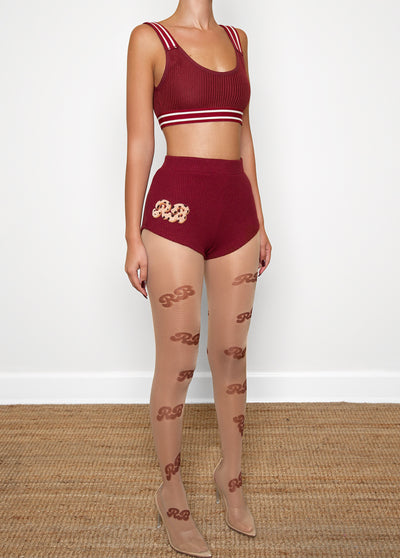 RB Signature Logo Mahogany Tights