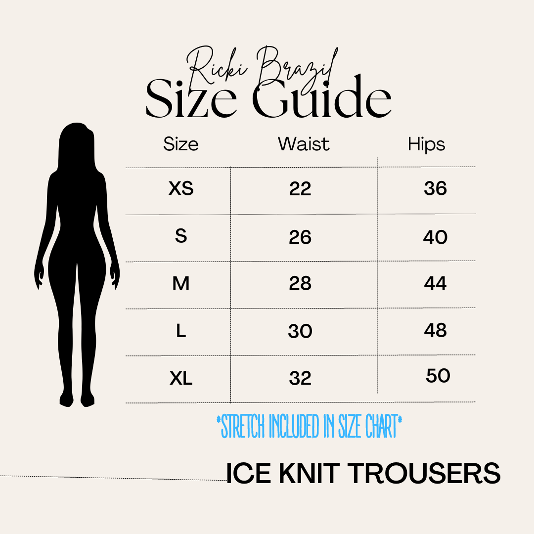 Ice Sweater Knit Trousers