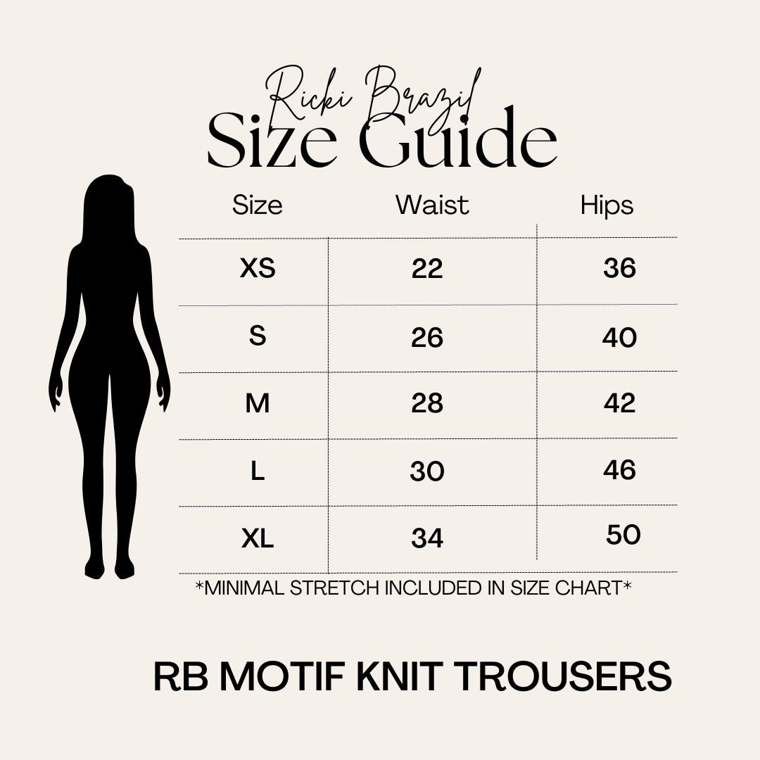 RB Motif Net Trouser Knit Set