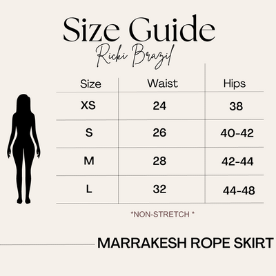 Marrakesh Unraveled Rope Skirt