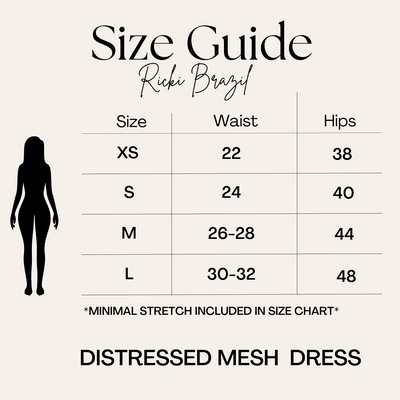 Distressed Mesh Boifriend Dress