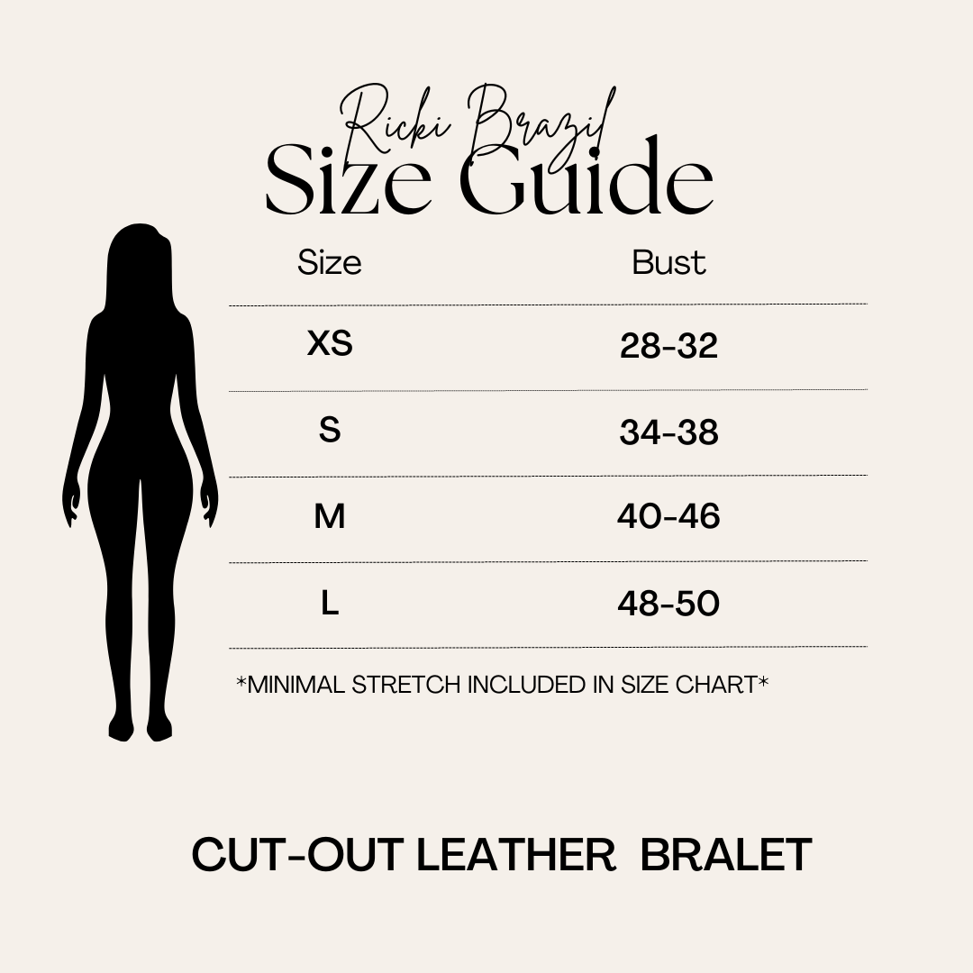 Cut Out Vegan Leather Riding Pants Bralet Set