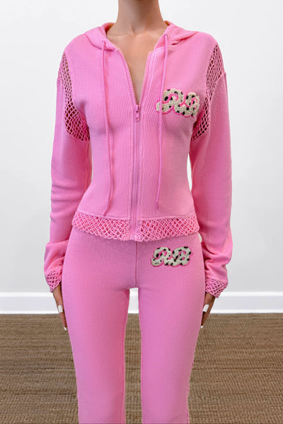 RB Motif Net Trouser Knit Set