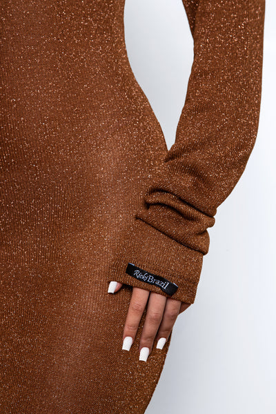 RB Daily Boifriend Metallic T-Shirt Dress