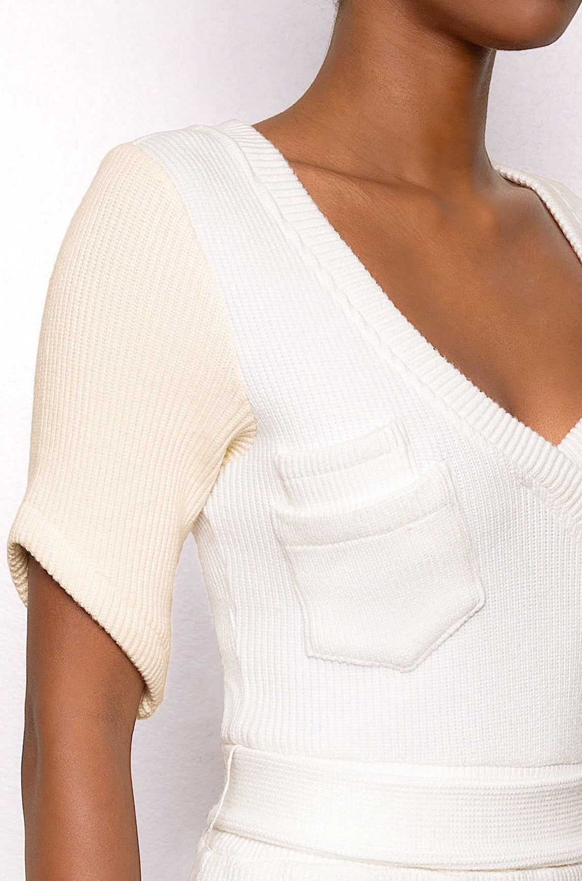 Country Club Midi Knit Wrap Dress